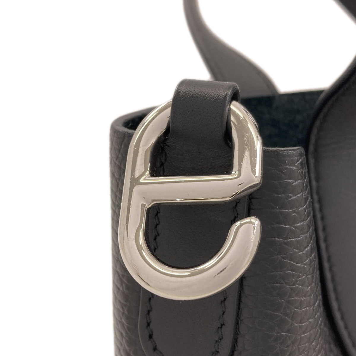 HERMES In-the-Loop SilverHardware Handbag Taurillon Clemence Ladies [Used]