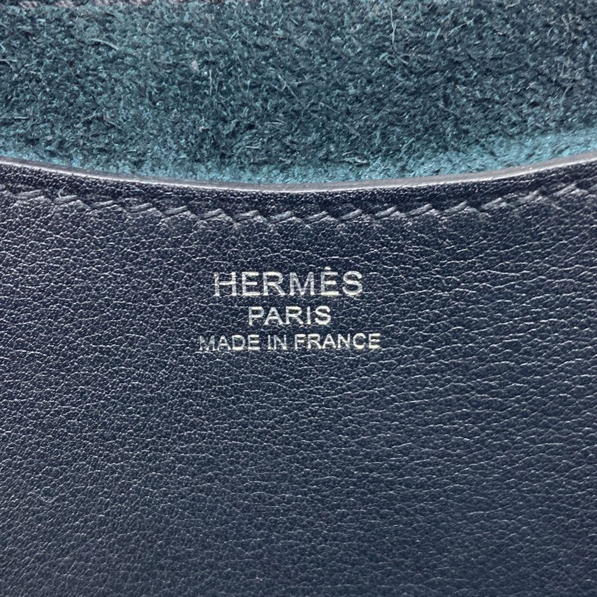 HERMES In-the-Loop SilverHardware Handbag Taurillon Clemence Ladies [Used]