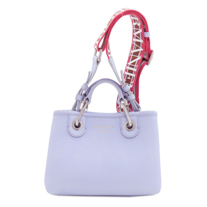 Emporio Armani MyEA Dear Print 2WAY Handbag Leather Ladies [Used]