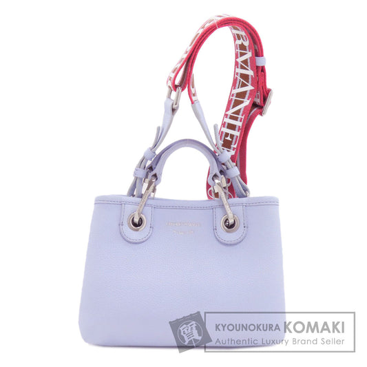 Emporio Armani MyEA Dear Print 2WAY Handbag Leather Ladies [Used]