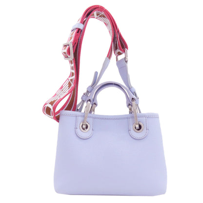 Emporio Armani MyEA Dear Print 2WAY Handbag Leather Ladies [Used]