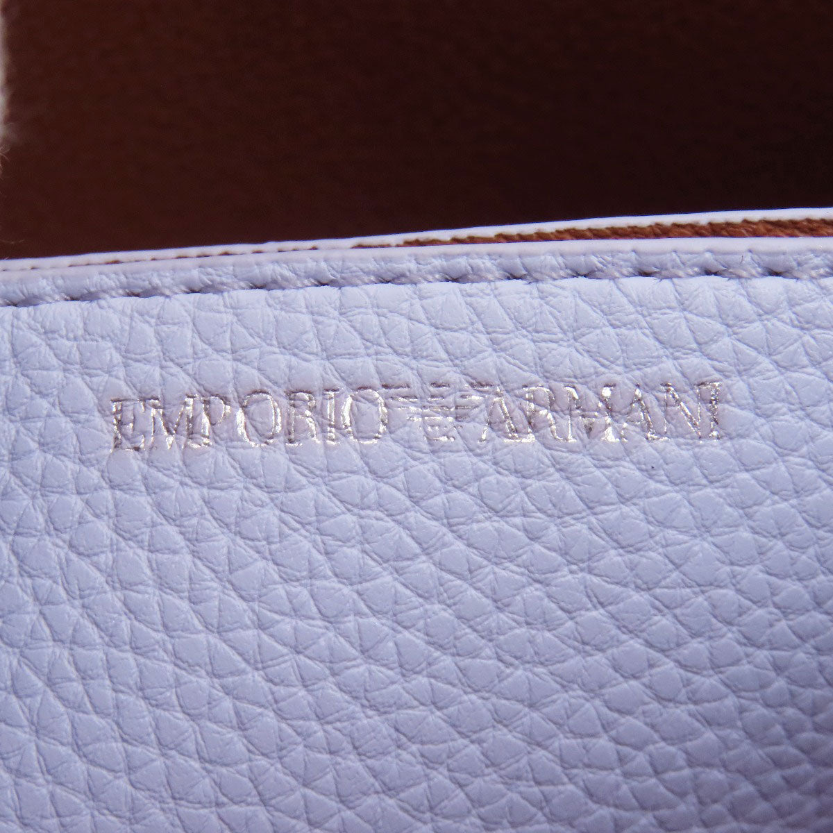 Emporio Armani MyEA Dear Print 2WAY Handbag Leather Ladies [Used]