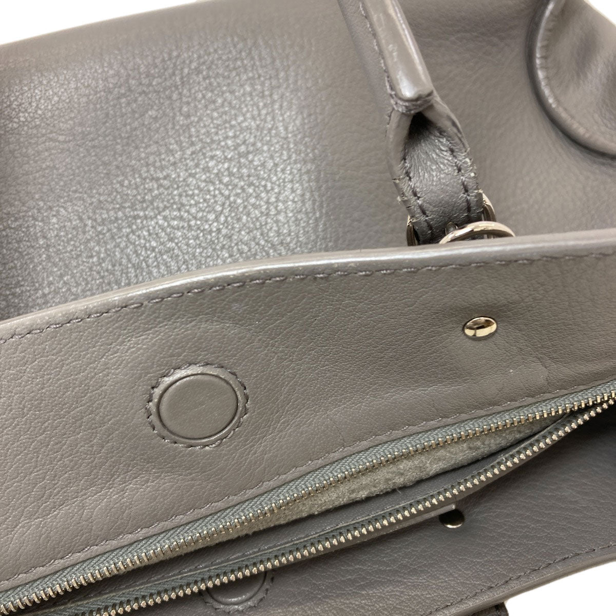 BALENCIAGA 370926 Paper 2WAY Handbag Leather Ladies [Used]