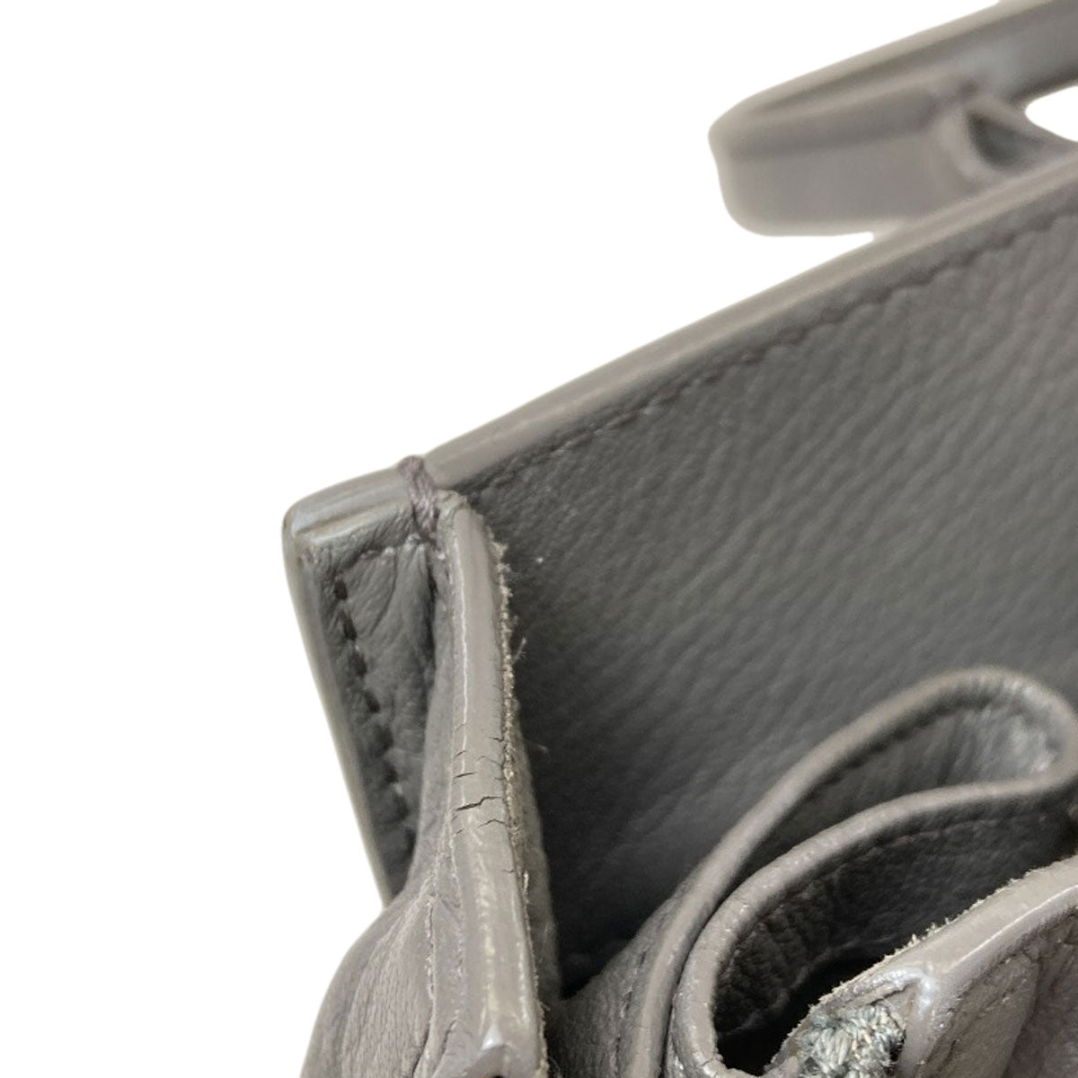 BALENCIAGA 370926 Paper 2WAY Handbag Leather Ladies [Used]