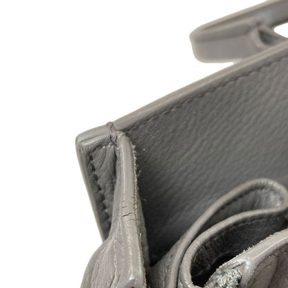 BALENCIAGA 370926 Paper 2WAY Handbag Leather Ladies [Used]