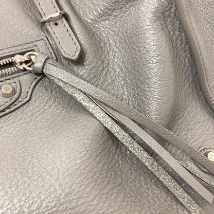 BALENCIAGA 370926 Paper 2WAY Handbag Leather Ladies [Used]