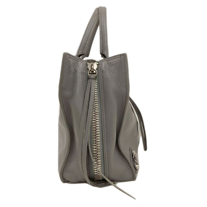 BALENCIAGA 370926 Paper 2WAY Handbag Leather Ladies [Used]