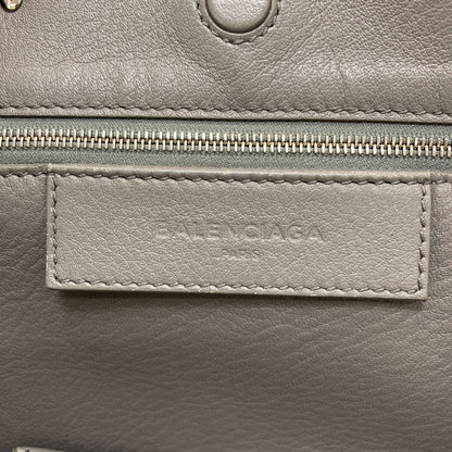 BALENCIAGA 370926 Paper 2WAY Handbag Leather Ladies [Used]