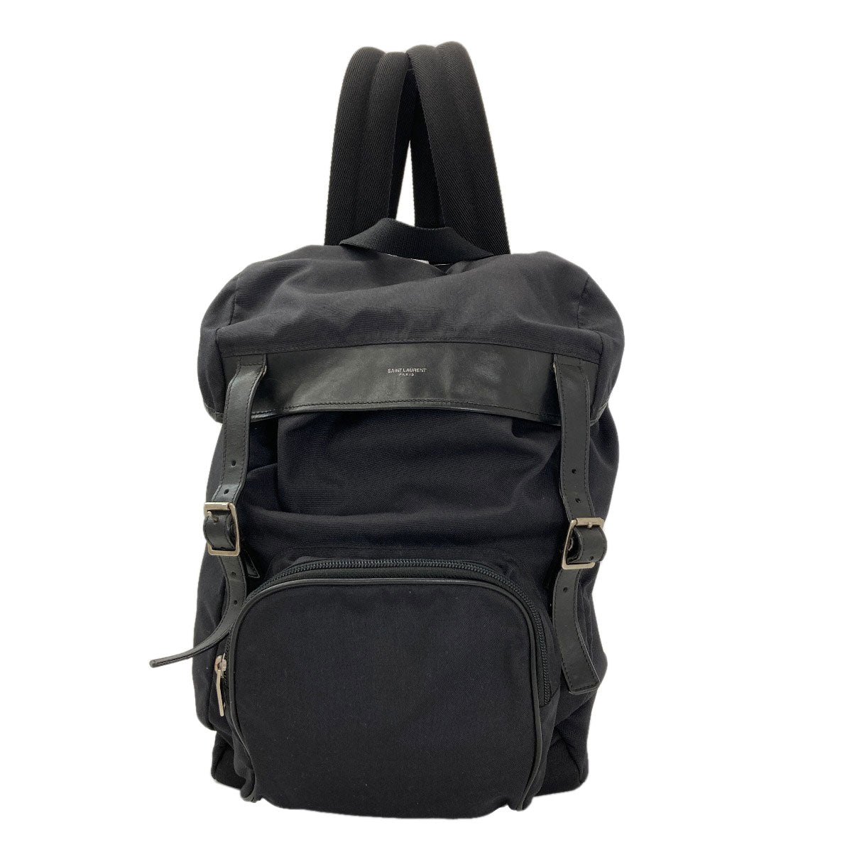 SAINT LAURENT logo Backpack Â· Daypack Canvas Ladies [Used]