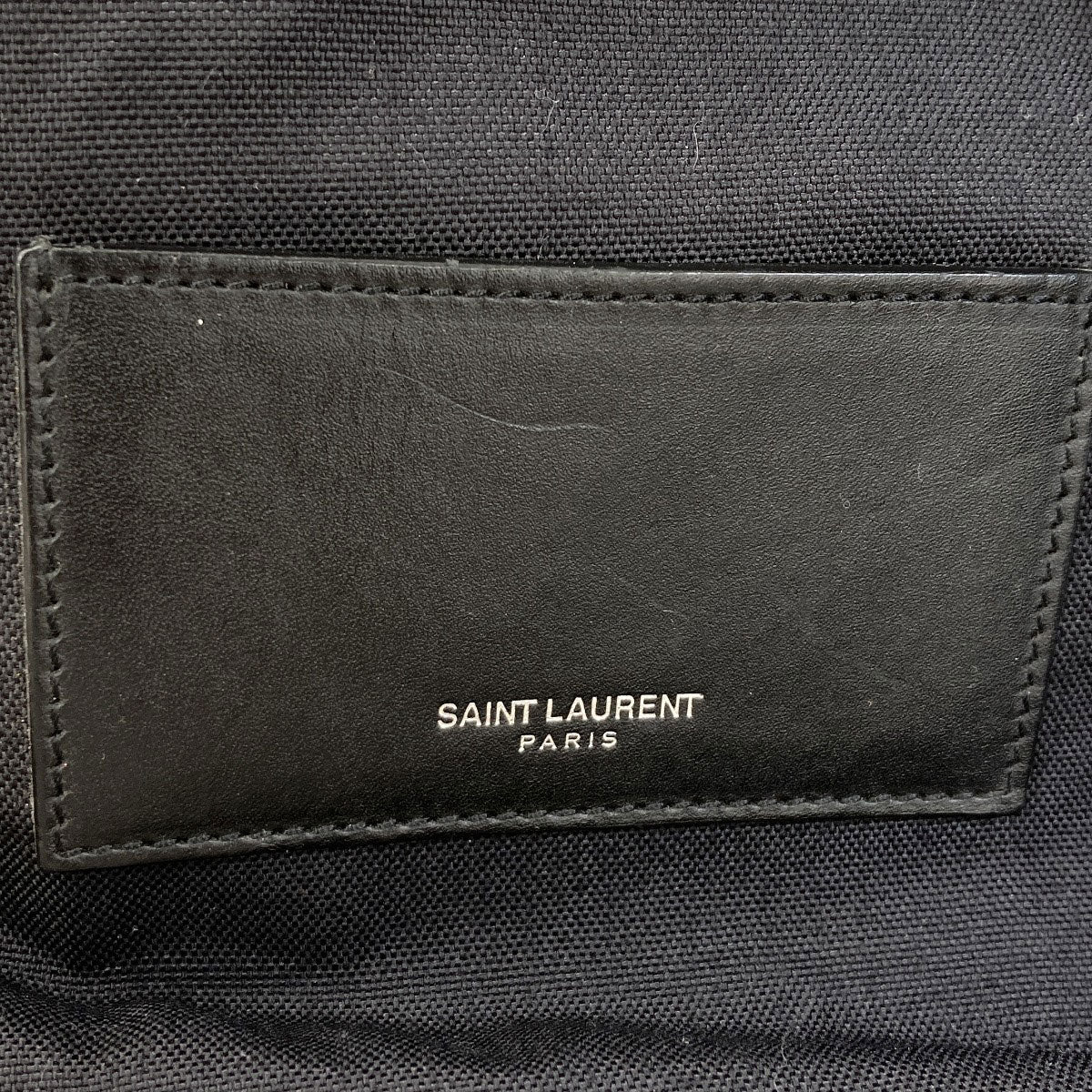 SAINT LAURENT logo Backpack Â· Daypack Canvas Ladies [Used]
