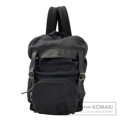 SAINT LAURENT logo Backpack Â· Daypack Canvas Ladies [Used]