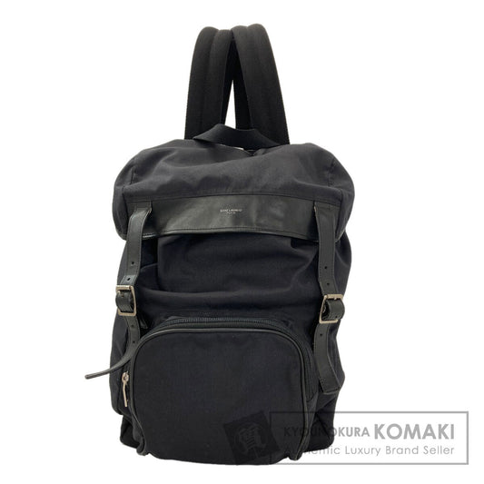 SAINT LAURENT logo Backpack Â· Daypack Canvas Ladies [Used]
