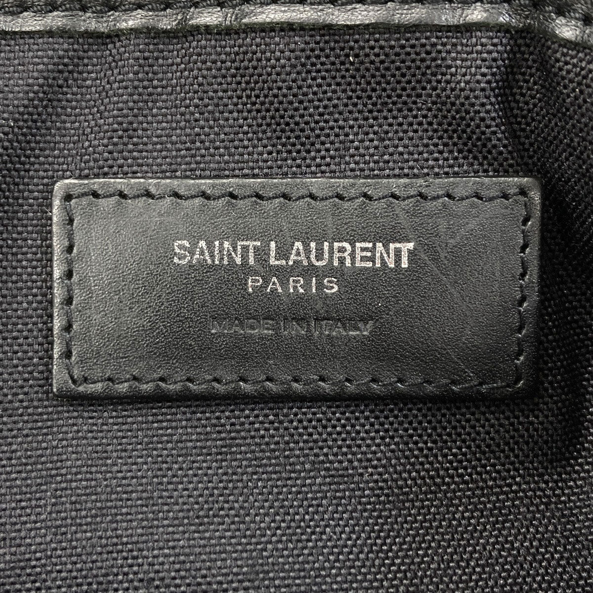 SAINT LAURENT logo Backpack Â· Daypack Canvas Ladies [Used]