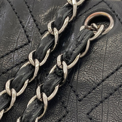 CHANEL Diamond Stitch SilverHardware Tote Bag Calf Ladies [Used]