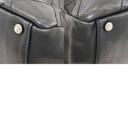 CHANEL Diamond Stitch SilverHardware Tote Bag Calf Ladies [Used]