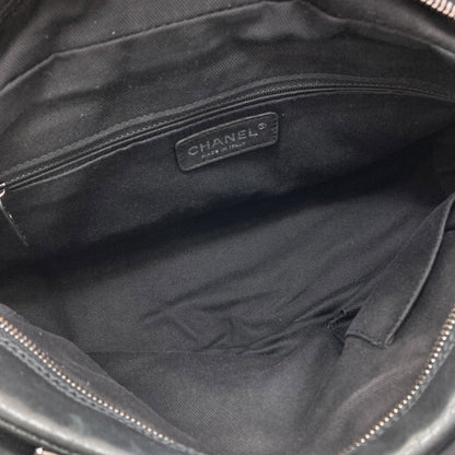 CHANEL Diamond Stitch SilverHardware Tote Bag Calf Ladies [Used]