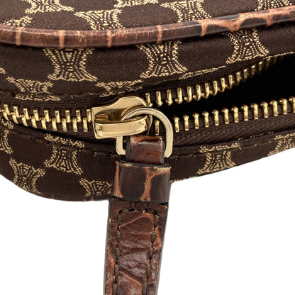 CELINE Macadam pattern Shoulder Bag Canvas Ladies [Used]