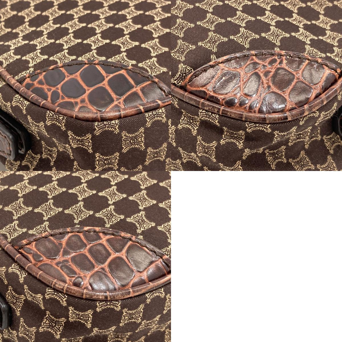 CELINE Macadam pattern Shoulder Bag Canvas Ladies [Used]