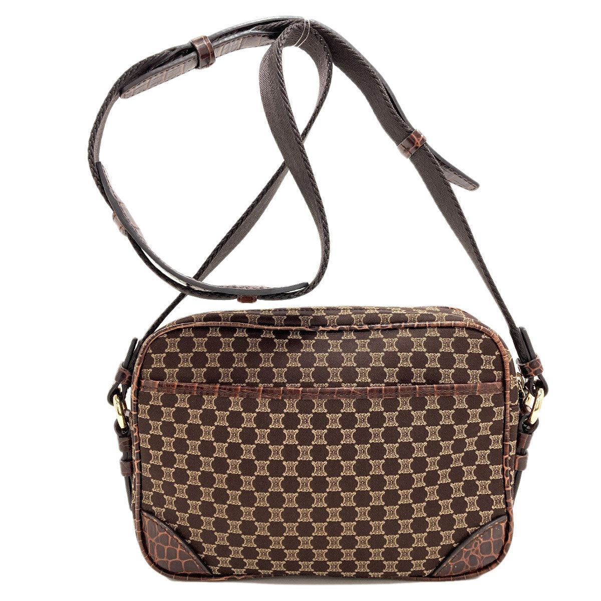 CELINE Macadam pattern Shoulder Bag Canvas Ladies [Used]