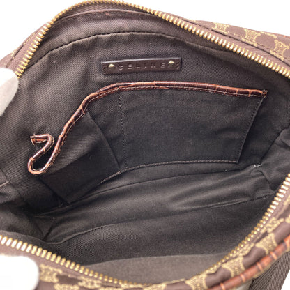 CELINE Macadam pattern Shoulder Bag Canvas Ladies [Used]