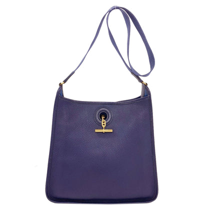HERMES Vespa PM Gold Hardware Shoulder Bag Taurillon Clemence Ladies [Used]