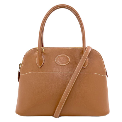 HERMES Bolide27 Gold GoldHardware Handbag Epsom Ladies [Used]