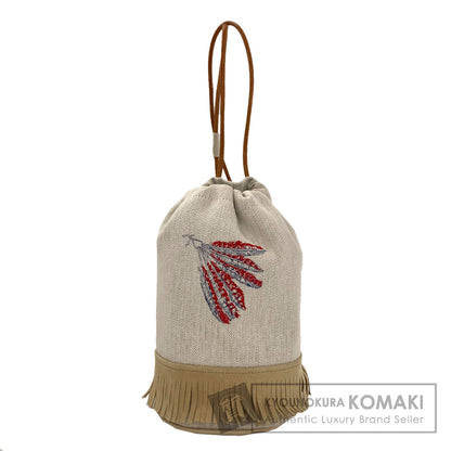 HERMES Tipi Shoulder Bag Canvas Ladies [Used]