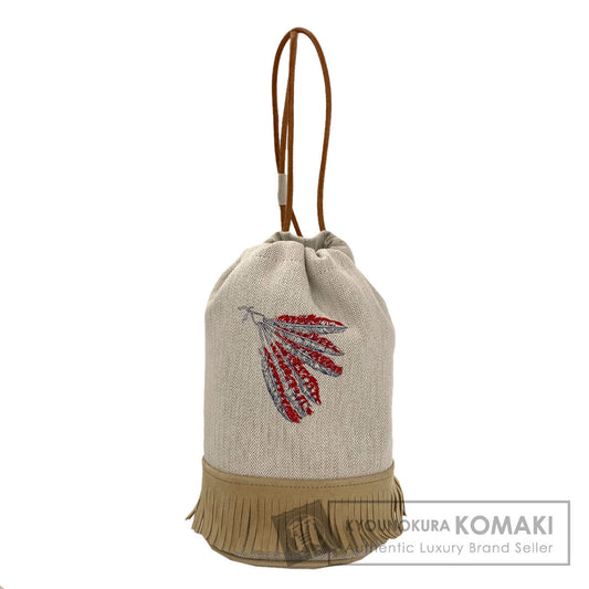 HERMES Tipi Shoulder Bag Canvas Ladies [Used]