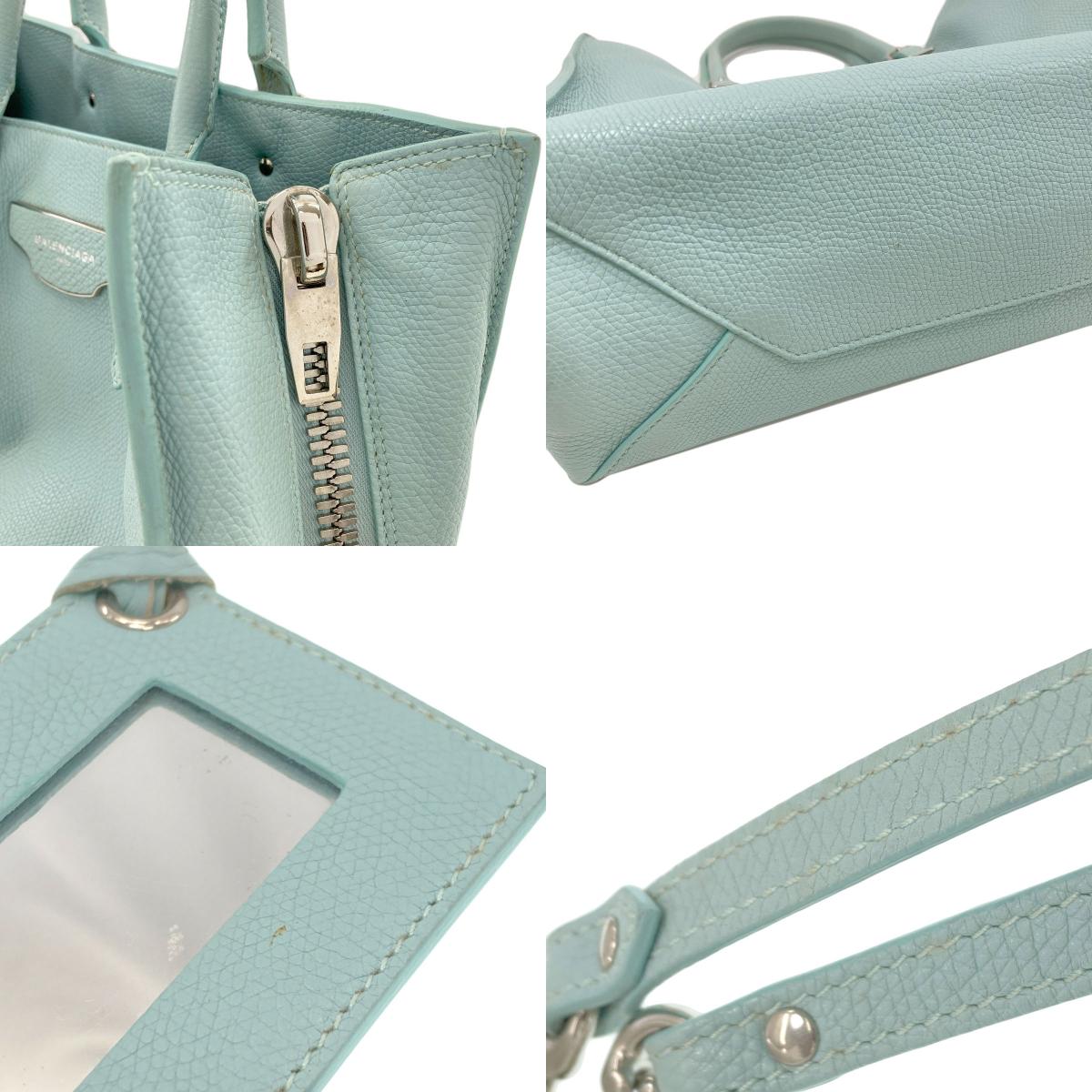 BALENCIAGA 399531 The Paper 2WAY Handbag Leather Ladies [Used]