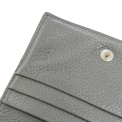 PRADA logo Bifold Wallet No Coin Pocket Leather Ladies [Used]