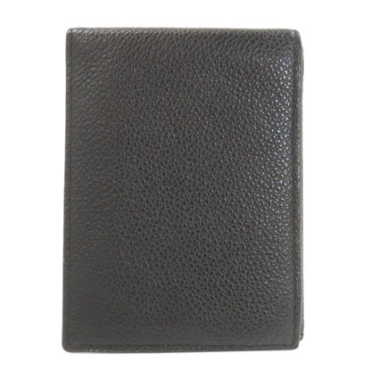 PRADA logo Bifold Wallet No Coin Pocket Leather Ladies [Used]