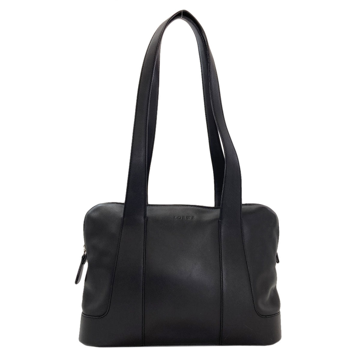 LOEWE logo Tote Bag Leather Ladies [Used]