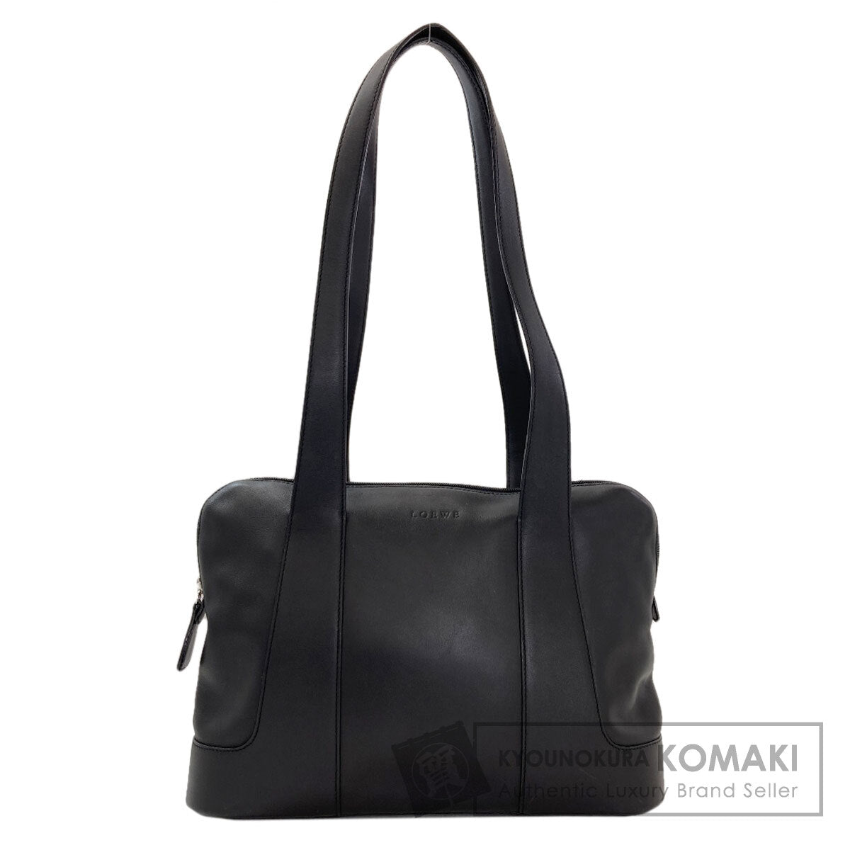 LOEWE logo Tote Bag Leather Ladies [Used]