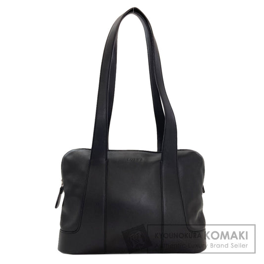 LOEWE logo Tote Bag Leather Ladies [Used]