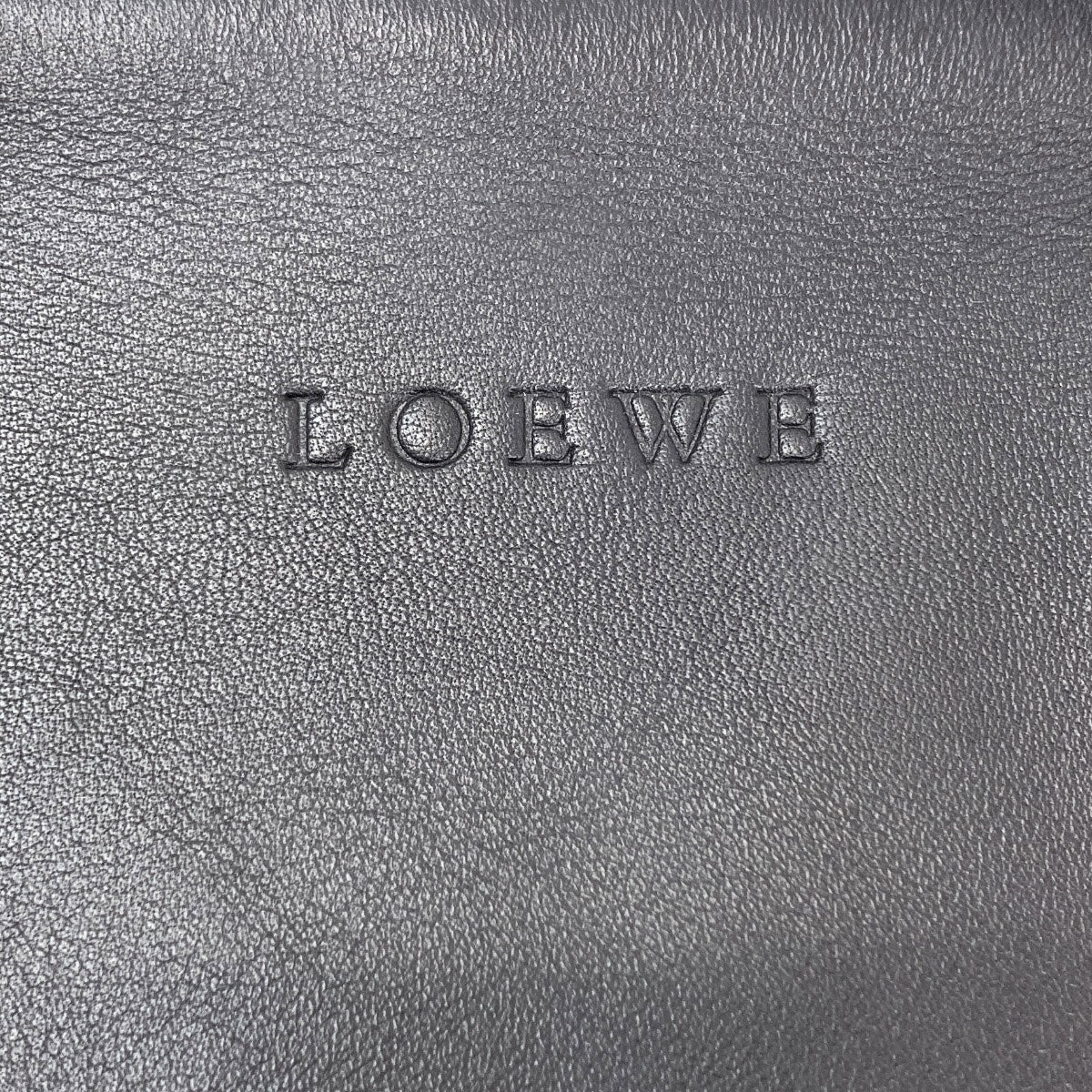 LOEWE logo Tote Bag Leather Ladies [Used]