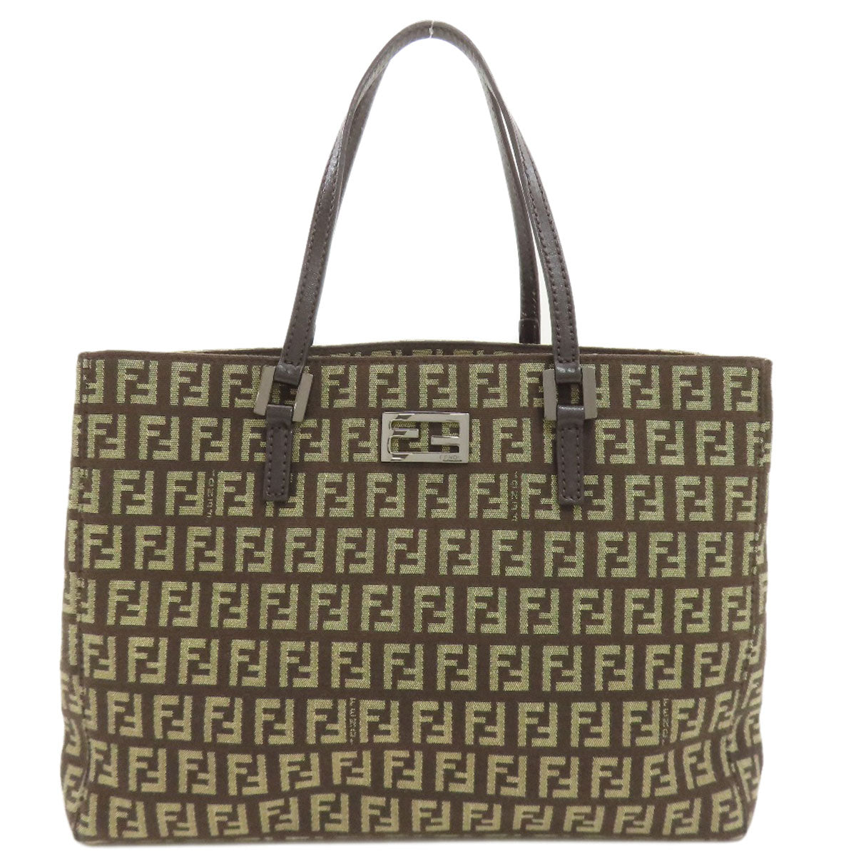 FENDI Zucchino Handbag Canvas Ladies [Used]
