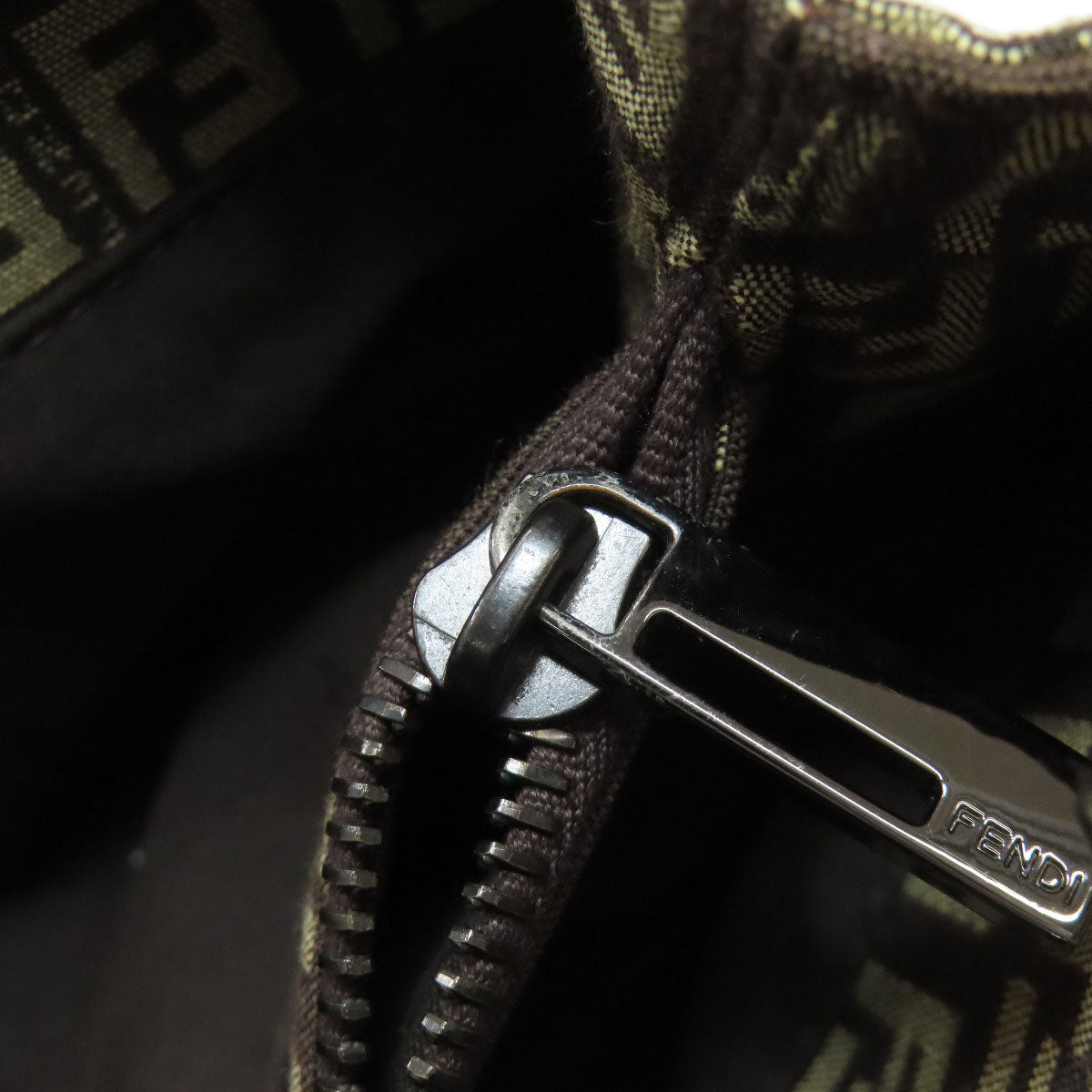 FENDI Zucchino Handbag Canvas Ladies [Used]