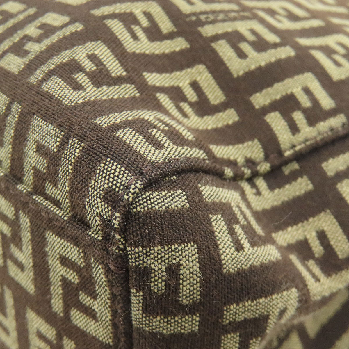 FENDI Zucchino Handbag Canvas Ladies [Used]