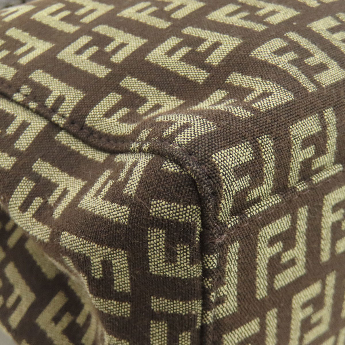 FENDI Zucchino Handbag Canvas Ladies [Used]