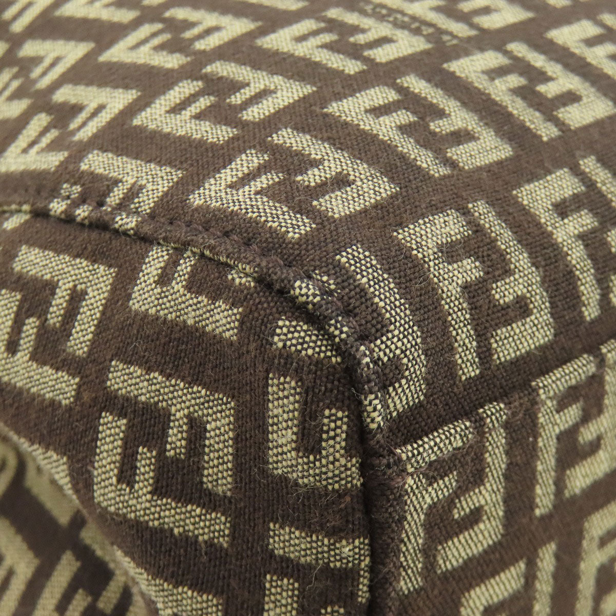 FENDI Zucchino Handbag Canvas Ladies [Used]