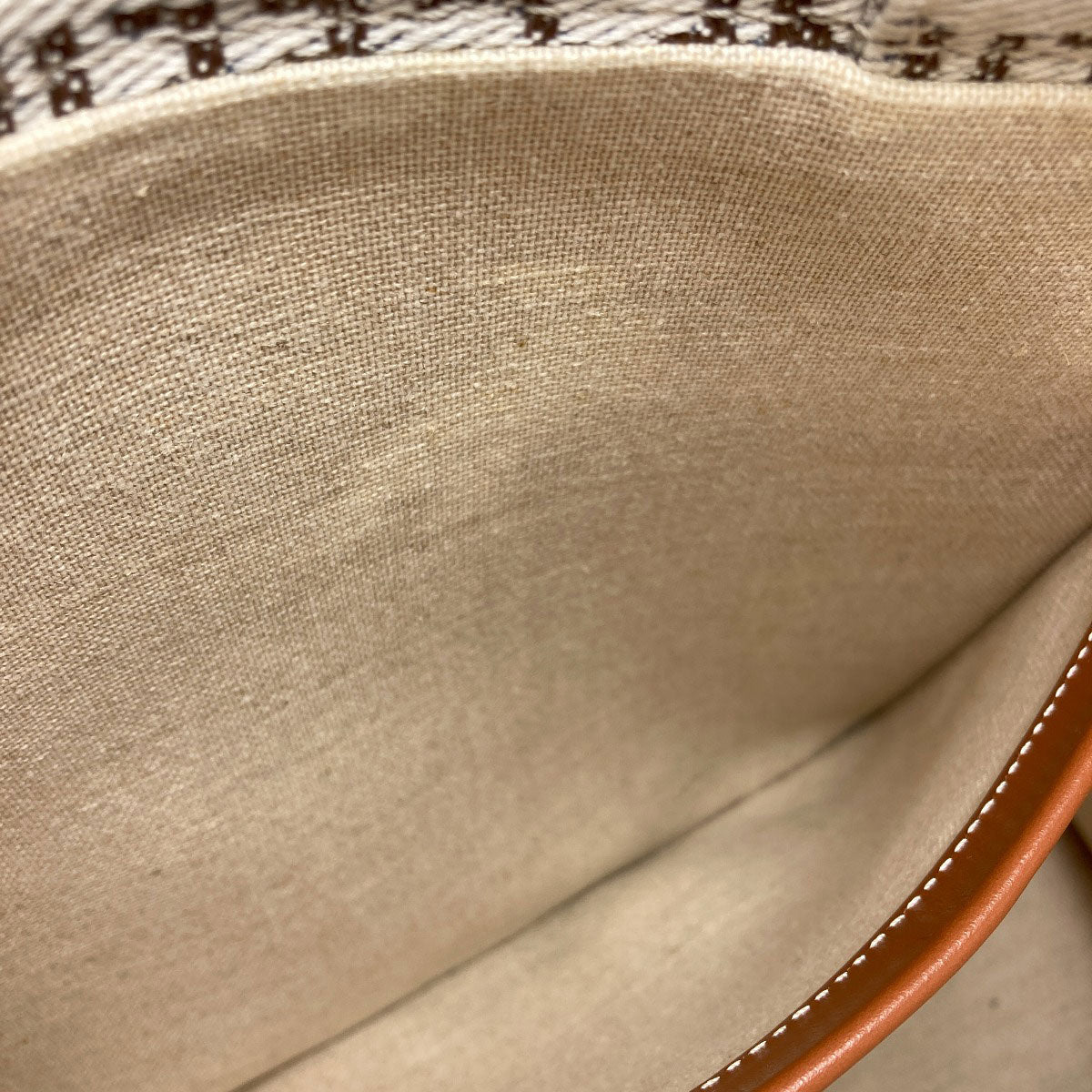 CELINE Cabas Thais Large Triomphe Tote Bag Canvas Ladies [Used]