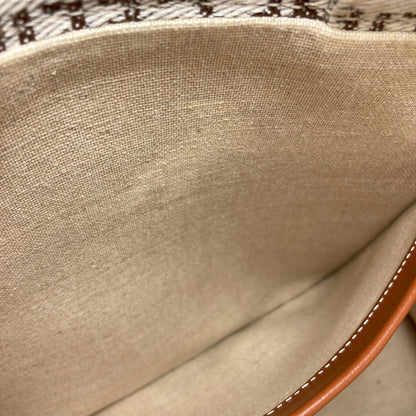 CELINE Cabas Thais Large Triomphe Tote Bag Canvas Ladies [Used]