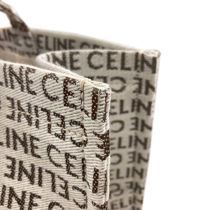 CELINE Cabas Thais Large Triomphe Tote Bag Canvas Ladies [Used]