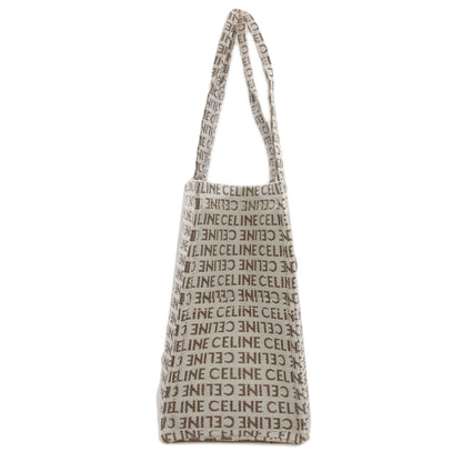 CELINE Cabas Thais Large Triomphe Tote Bag Canvas Ladies [Used]