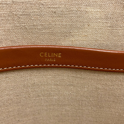 CELINE Cabas Thais Large Triomphe Tote Bag Canvas Ladies [Used]