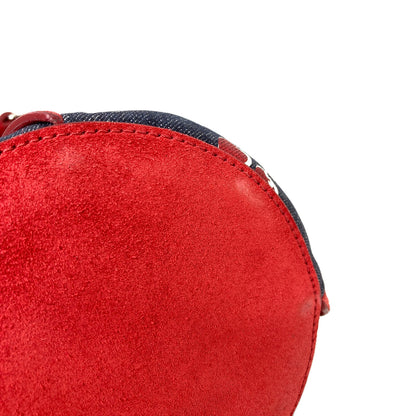 MIUMIU Cherry print 2-way Shoulder Bag Denim Ladies [Used]