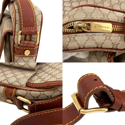 CELINE Macadam pattern Shoulder Bag Canvas Ladies [Used]