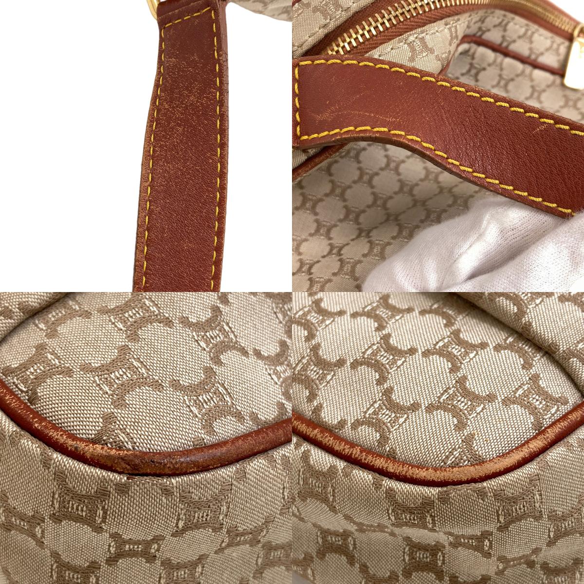 CELINE Macadam pattern Shoulder Bag Canvas Ladies [Used]