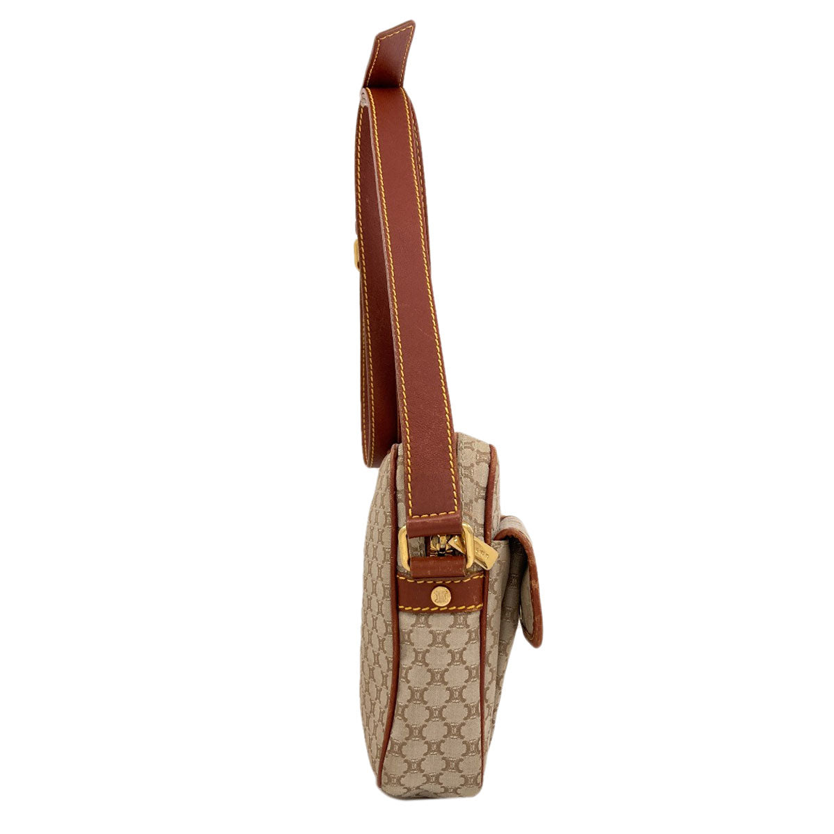 CELINE Macadam pattern Shoulder Bag Canvas Ladies [Used]