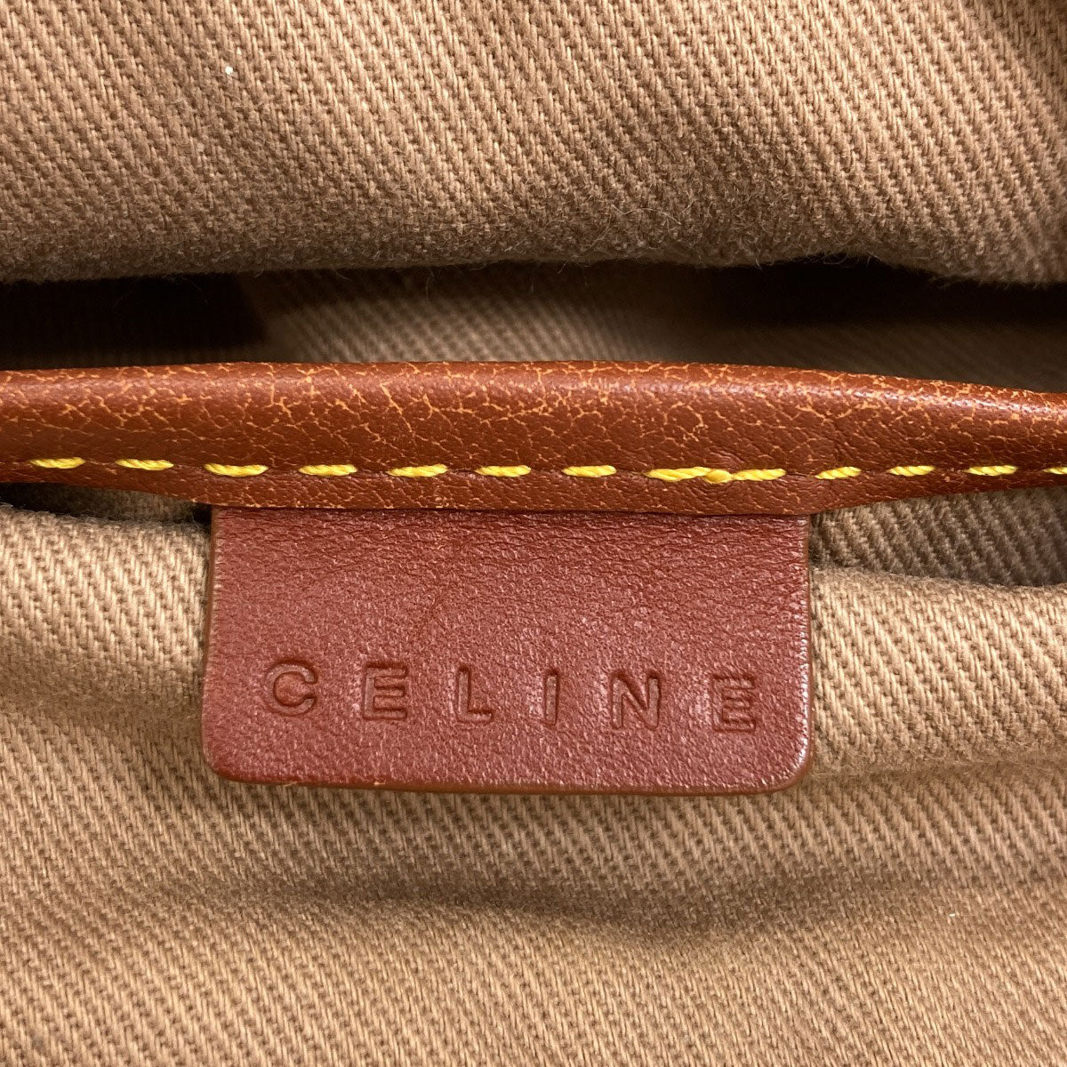 CELINE Macadam pattern Shoulder Bag Canvas Ladies [Used]